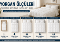 yorgan ölçüleri