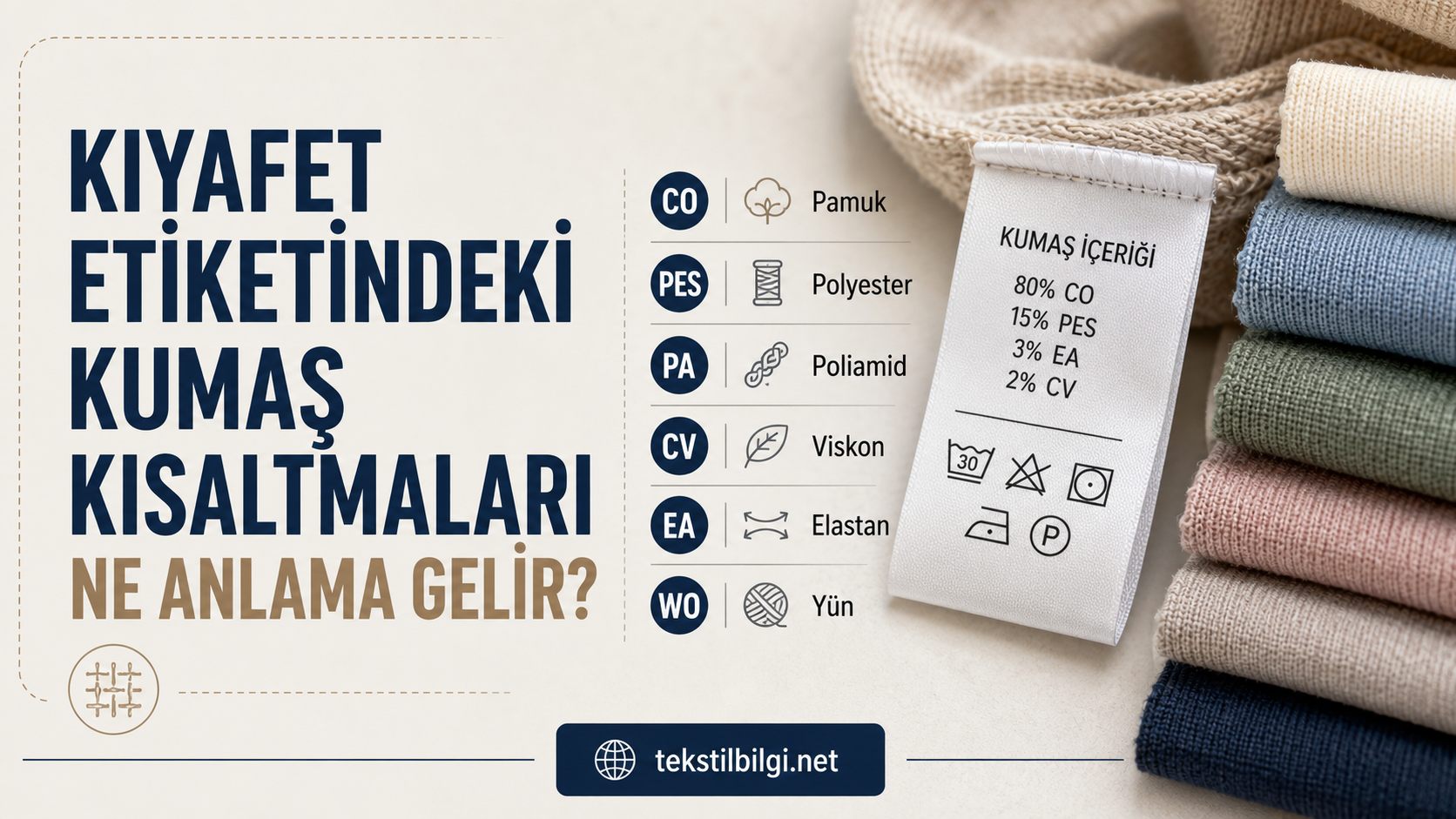 kumaş kısaltmaları