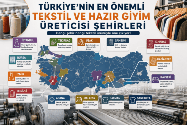 tekstil şehirleri