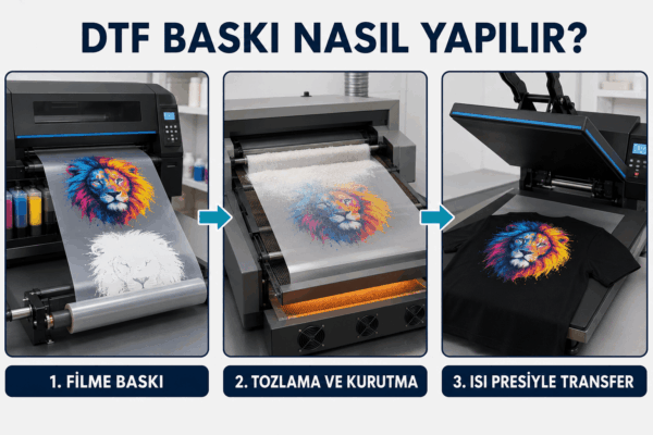 TİŞÖRT BASKI NASIL YAPILIR? 3 dtf baskı