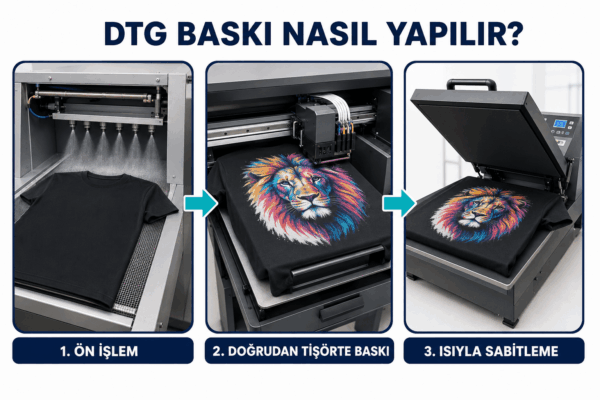TİŞÖRT BASKI NASIL YAPILIR? 4 direct to garment print