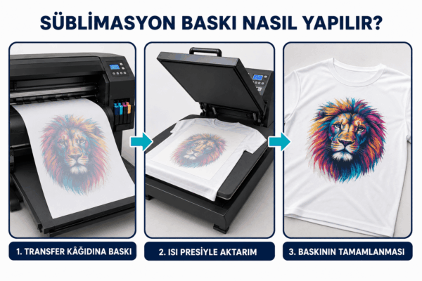 TİŞÖRT BASKI NASIL YAPILIR? 5 Süblimasyon baskı nasıl yapılır ve uygulama aşamaları